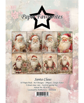 Paper Favourites Santa Claus A5 Paper Pack (PFA142) Paper Favourites Santa Claus A5 Paper Pack (PFA142)
