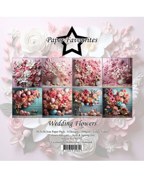 Paper Favourites Wedding Flowers 12x12 Inch Paper Pack (PF702)* Paper Favourites Wedding Flowers 12x12 Inch Paper Pack (PF702)*