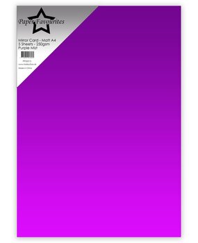 Paper Favourites Purple Mist A4 Mirror Card Matte 250gsm (PFSS013)*