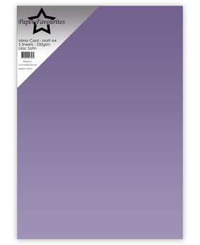 Paper Favourites Lilac Satin A4 Mirror Card Matte 250gsm (PFSS014)*