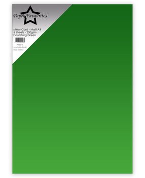 Paper Favourites Flourishing Green A4 Mirror Card Matte 250gsm (PFSS015) Paper Favourites Flourishing Green A4 Mirror Card Matte 250gsm (PFSS015)