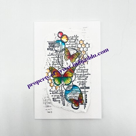 IndigoBlu Soft Wings A6 Rubber Stamps (IND1281) IndigoBlu Soft Wings A6 Rubber Stamps (IND1281)