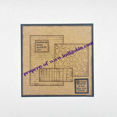 IndigoBlu Textures A6 Rubber Stamps (IND1282) IndigoBlu Textures A6 Rubber Stamps (IND1282)