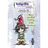 IndigoBlu Dress Up Elf A6 Rubber Stamps (IND1317)