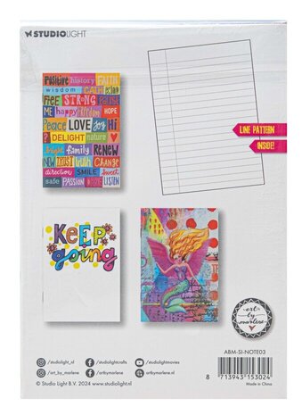 Studio Light Signature Collection A6 Note Books Line Pattern (ABM-SI-NOTE03)