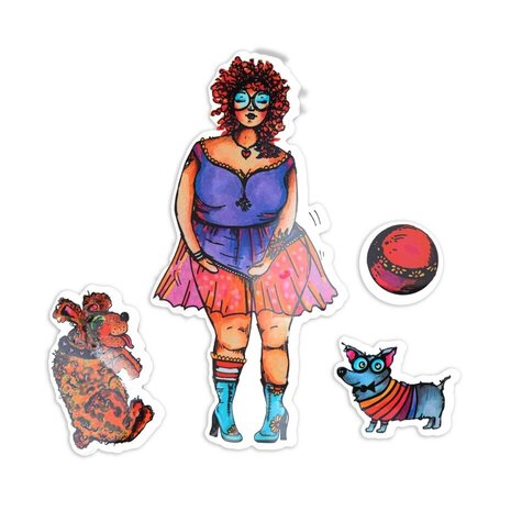 Studio Light Signature Collection Cling Stamp Doggie Diva (ABM-SI-STAMP701) Studio Light Signature Collection Cling Stamp Doggie Diva (ABM-SI-STAMP701)