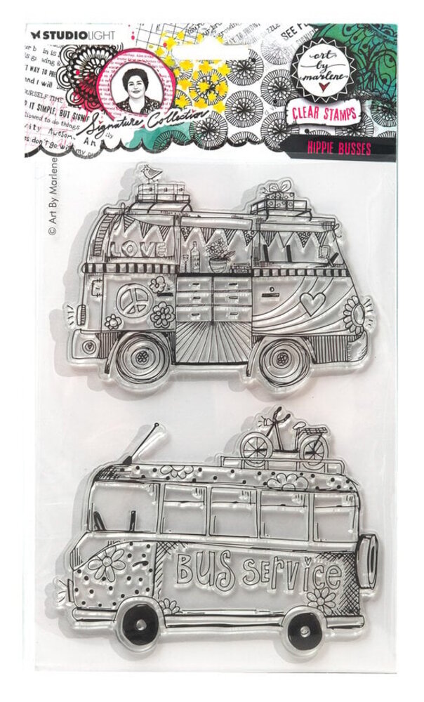 Studio Light Signature Collection Clear Stamp Hippie Busses (ABM-SI-STAMP700) Studio Light Signature Collection Clear Stamp Hippie Busses (ABM-SI-STAMP700)
