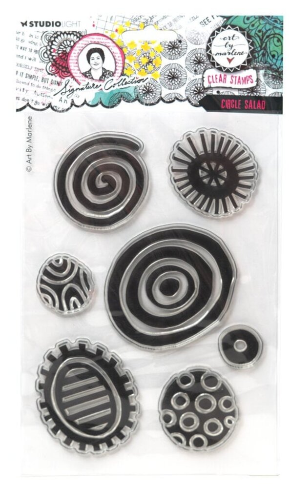 Studio Light Signature Collection Clear Stamp Circle Salad (ABM-SI-STAMP714) Studio Light Signature Collection Clear Stamp Circle Salad (ABM-SI-STAMP714)