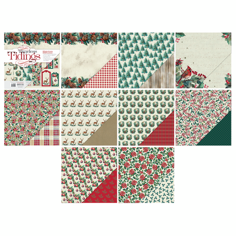Tonic Studios Timeless Tidings 12x12 Inch Luxury Cardstock (5525E) Tonic Studios Timeless Tidings 12x12 Inch Luxury Cardstock (5525E)