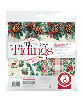 Tonic Studios Timeless Tidings 8x8 Inch Luxury Cardstock (5524E) Tonic Studios Timeless Tidings 8x8 Inch Luxury Cardstock (5524E)