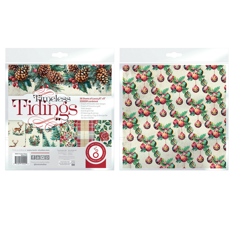 Tonic Studios Timeless Tidings 8x8 Inch Luxury Cardstock (5524E) Tonic Studios Timeless Tidings 8x8 Inch Luxury Cardstock (5524E)