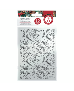 Tonic Studios Timeless Tidings 3D Embossing Folder Mistletoe Shower (5526E) Tonic Studios Timeless Tidings 3D Embossing Folder Mistletoe Shower (5526E)