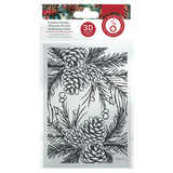Tonic Studios Timeless Tidings 3D Embossing Folder Pinecone Parade (5528E)