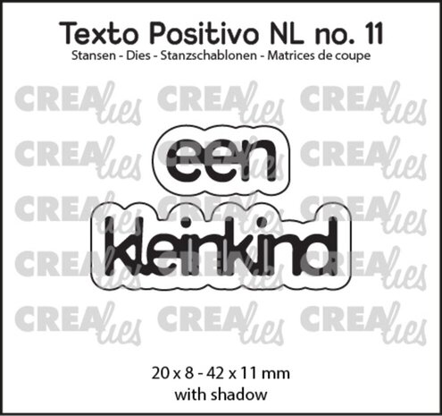 Crealies Texto Positivo Dies Een Kleinkind (POSNL11)