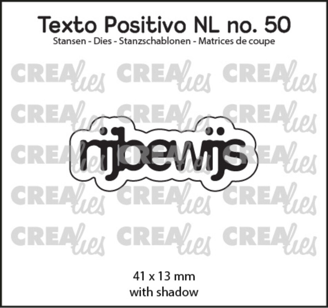 Crealies Texto Positivo Dies Rijbewijs (POSNL50)