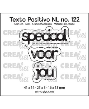 Crealies Texto Positivo Dies Speciaal Voor Jou (POSNL122)