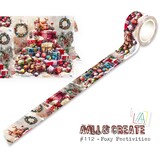AALL and Create Layer it Up! Washi Tape 25mm Foxy Festivities (AALL-MT-112)