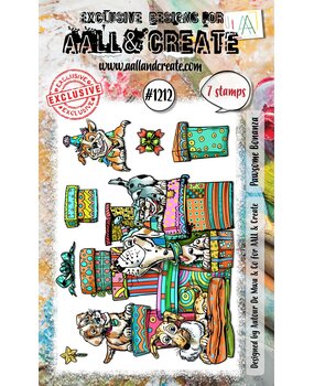 AALL and Create Clear Stamp Set A6 Pawsome Bonanza (AALL-TP-1212)
