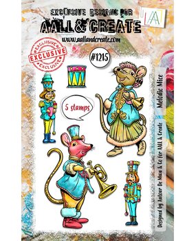 AALL and Create Clear Stamp Set A7 Melodic Mice (AALL-TP-1215) AALL and Create Clear Stamp Set A7 Melodic Mice (AALL-TP-1215)