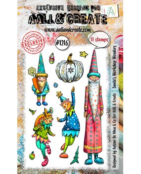 AALL and Create Clear Stamp Set A6 Santa's Workshop Wonders (AALL-TP-1216)