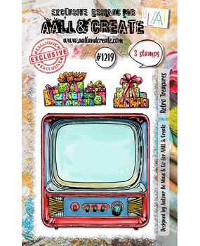 AALL and Create Clear Stamp Set A7 Retro Treasures (AALL-TP-1219) AALL and Create Clear Stamp Set A7 Retro Treasures (AALL-TP-1219)
