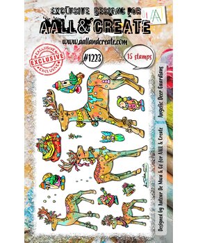 AALL and Create Clear Stamp Set A6 Angelic Deer Guardians (AALL-TP-1223) AALL and Create Clear Stamp Set A6 Angelic Deer Guardians (AALL-TP-1223)