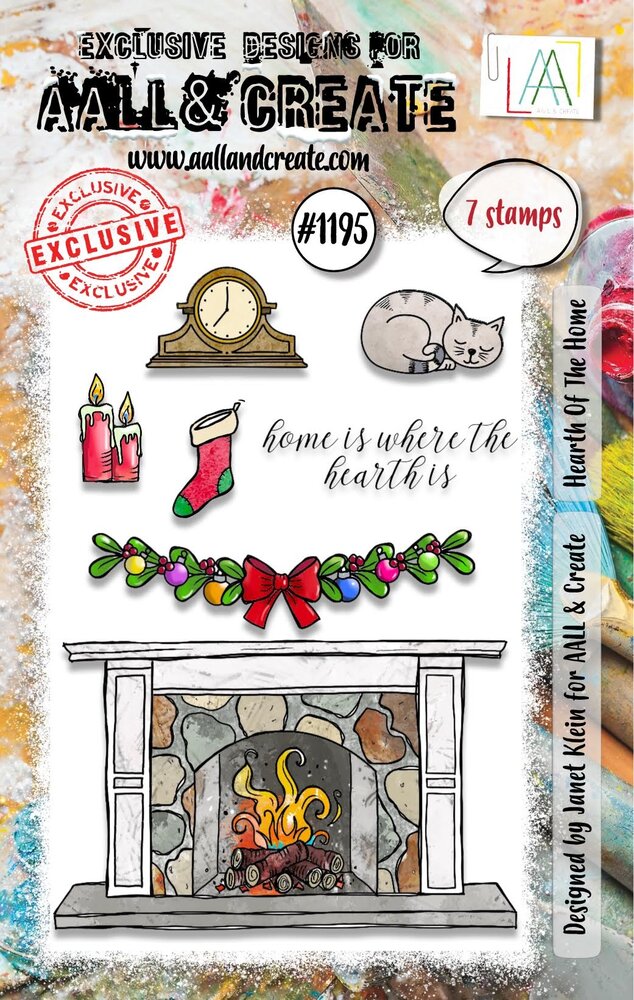 AALL and Create Clear Stamp Set A7 Hearth Of The Home (AALL-TP-1195) AALL and Create Clear Stamp Set A7 Hearth Of The Home (AALL-TP-1195)