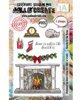 AALL and Create Clear Stamp Set A7 Hearth Of The Home (AALL-TP-1195) AALL and Create Clear Stamp Set A7 Hearth Of The Home (AALL-TP-1195)