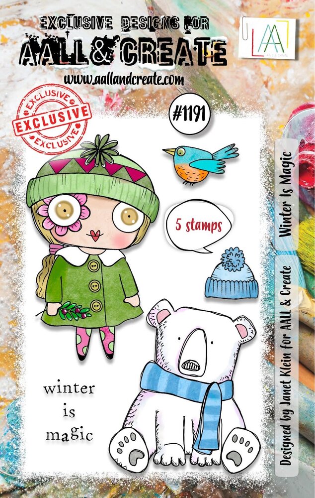 AALL and Create Clear Stamp Set A7 Winter Is Magic (AALL-TP-1191)