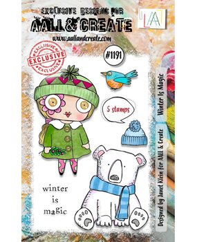 AALL and Create Clear Stamp Set A7 Winter Is Magic (AALL-TP-1191) AALL and Create Clear Stamp Set A7 Winter Is Magic (AALL-TP-1191)