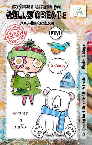 AALL and Create Clear Stamp Set A7 Winter Is Magic (AALL-TP-1191)