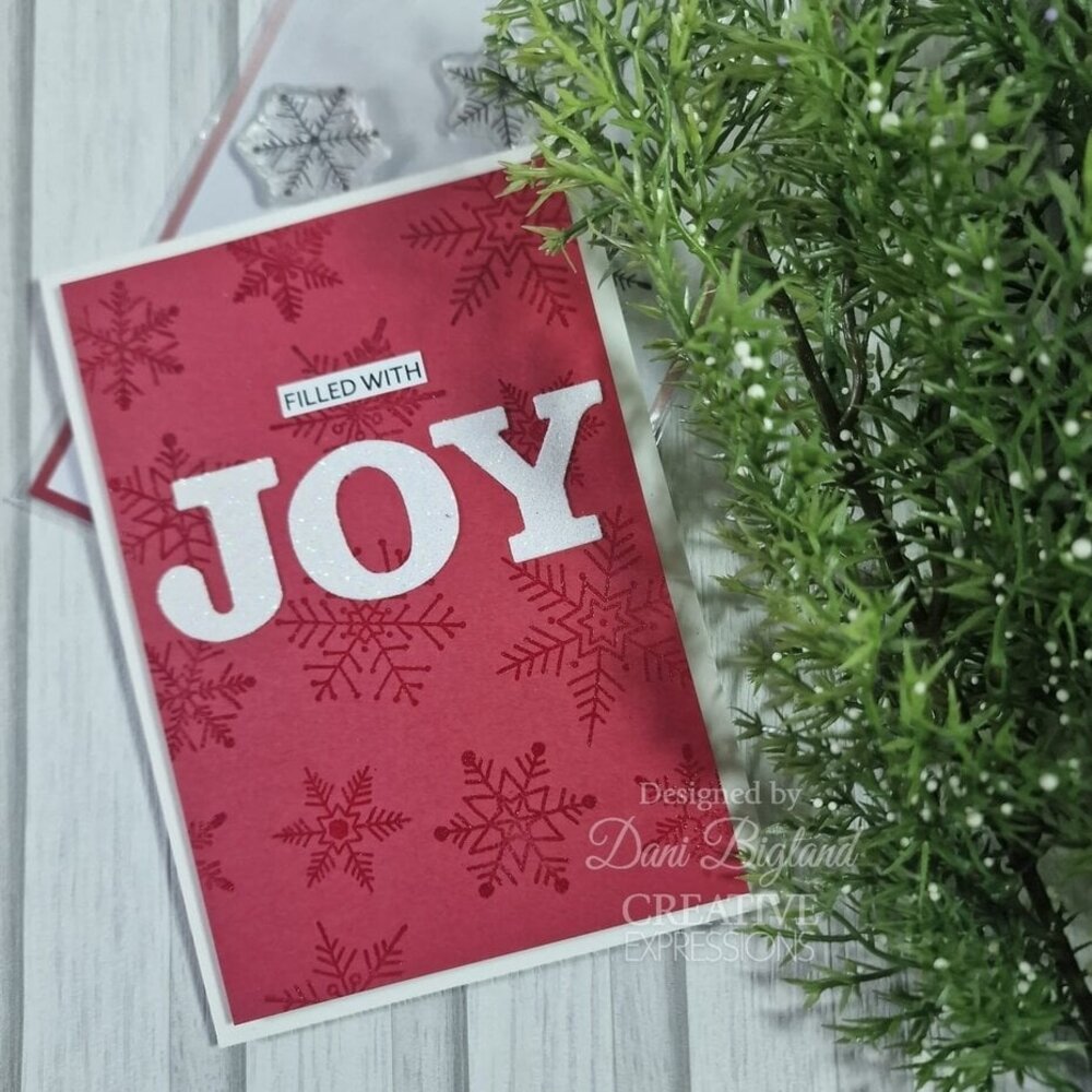 Woodware Paintable Baubles Snowflakes Clear Stamps (JGS874) Woodware Paintable Baubles Snowflakes Clear Stamps (JGS874)