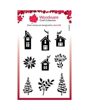 Woodware Paintable Baubles Home Fillers Clear Stamps (JGS876)