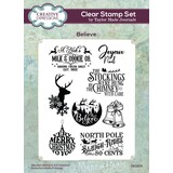 Creative Expressions Taylor Made Journals A5 Clear Stamp Believe (CEC1103)