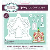 Creative Expressions Cathie Shuttleworth Paper Cuts Die Festive Gingerbread House (CEDPC1242)