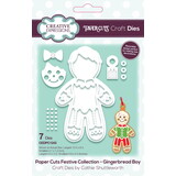 Creative Expressions Cathie Shuttleworth Paper Cuts Die Festive Gingerbread Boy (CEDPC1243)
