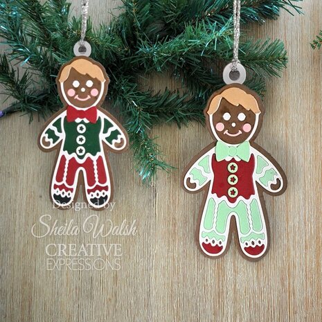 Creative Expressions Cathie Shuttleworth Paper Cuts Die Festive Gingerbread Boy (CEDPC1243)