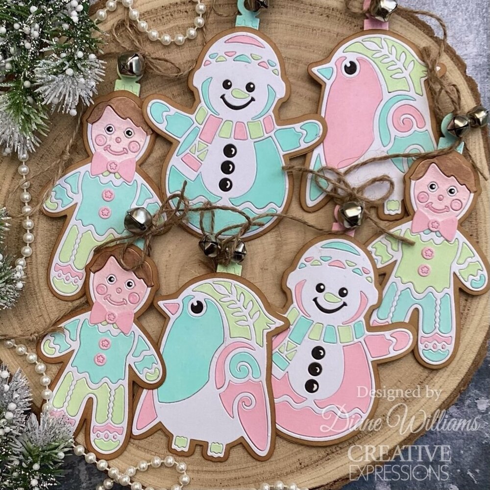 Creative Expressions Cathie Shuttleworth Paper Cuts Die Festive Gingerbread Boy (CEDPC1243)