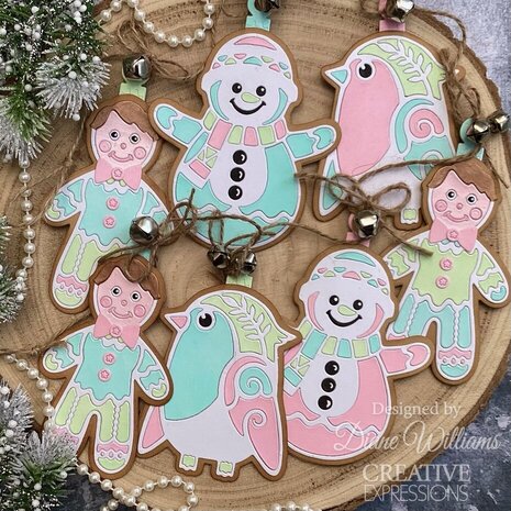 Creative Expressions Cathie Shuttleworth Paper Cuts Die Festive Gingerbread Boy (CEDPC1243)