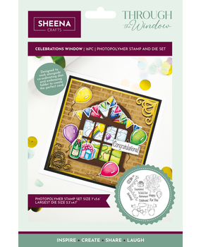 Sheena Through the Window Stamp & Die Celebrations Window (SD-TW-STD-CELWI) Sheena Through the Window Stamp & Die Celebrations Window (SD-TW-STD-CELWI)