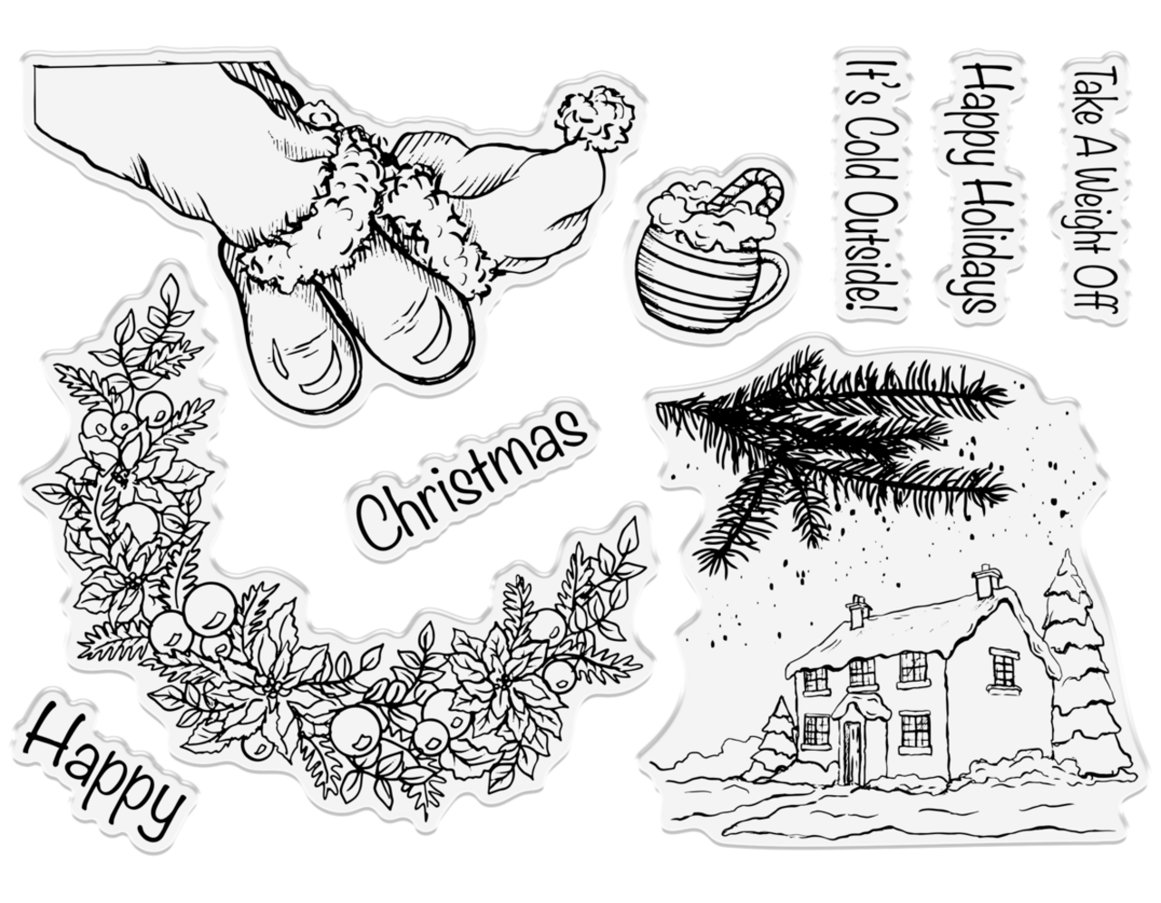 Sheena Through the Window Stamp & Die Christmas Window (SD-TW-STD-CHRWI)