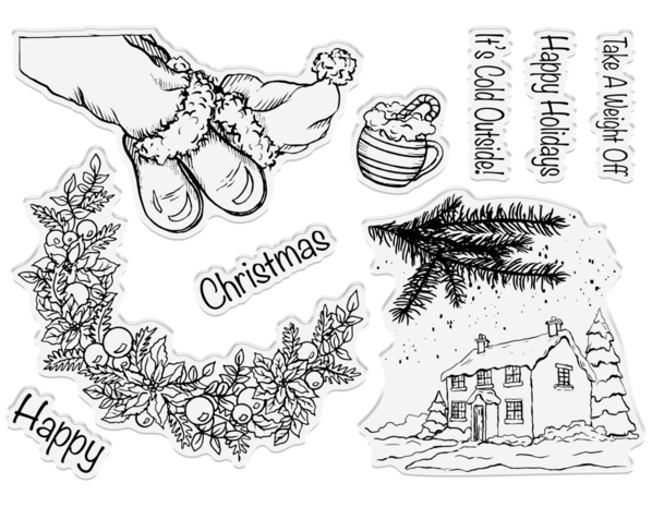 Sheena Through the Window Stamp & Die Christmas Window (SD-TW-STD-CHRWI)