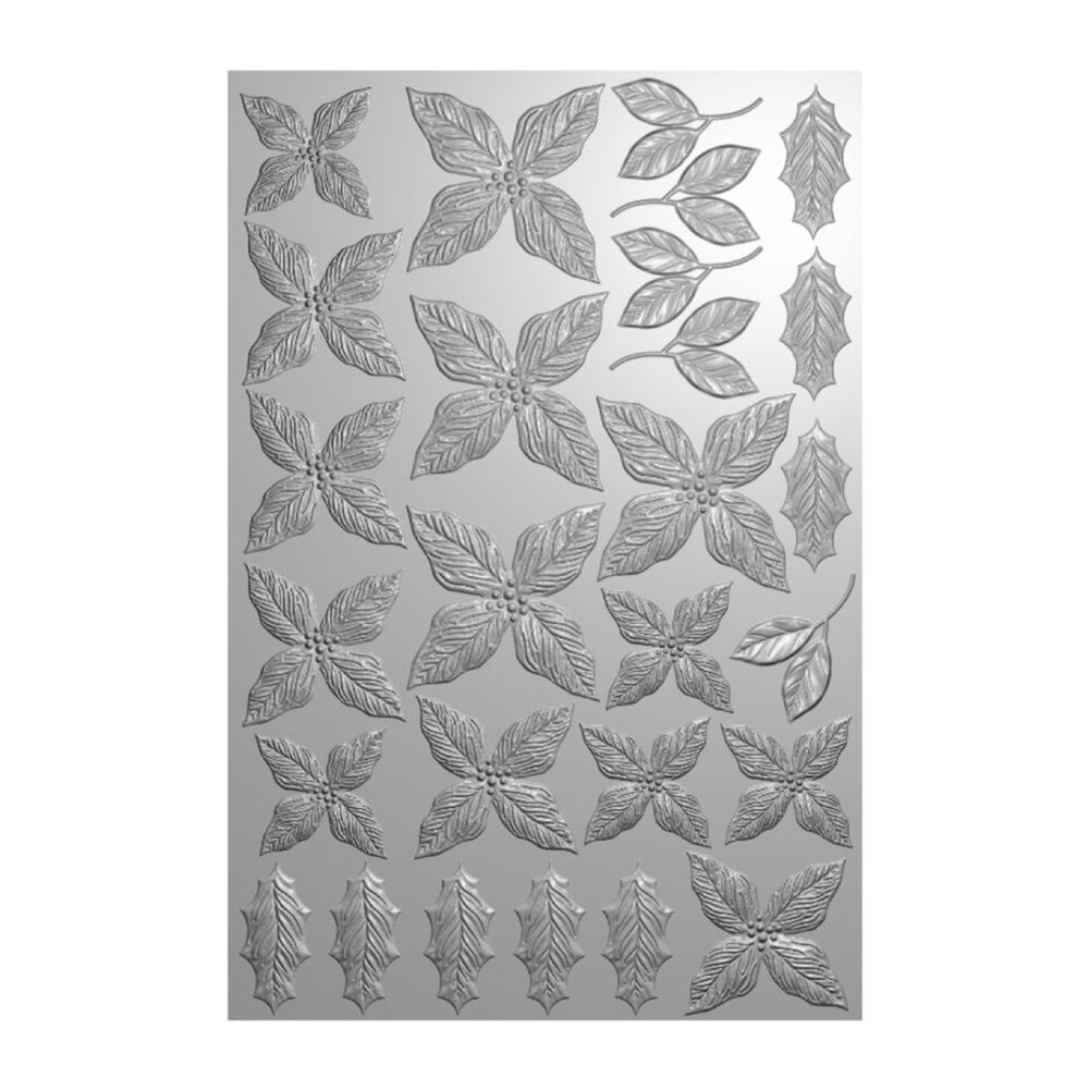 Crafter's Companion Poinsettia Season 3D Embossing Folder & Die (CC-3DEF9-MD-POSE)