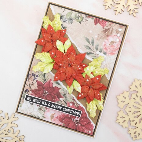 Crafter's Companion Poinsettia Season 3D Embossing Folder & Die (CC-3DEF9-MD-POSE)