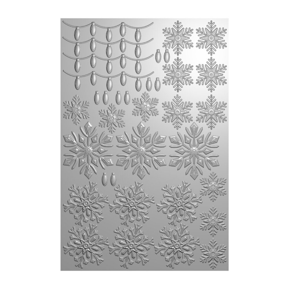 Crafter's Companion Christmas Sparkle 3D Embossing Folder & Die (CC-3DEF9-MD-CHSP) Crafter's Companion Christmas Sparkle 3D Embossing Folder & Die (CC-3DEF9-MD-CHSP)