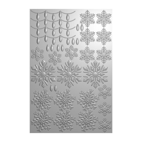 Crafter's Companion Christmas Sparkle 3D Embossing Folder & Die (CC-3DEF9-MD-CHSP) Crafter's Companion Christmas Sparkle 3D Embossing Folder & Die (CC-3DEF9-MD-CHSP)