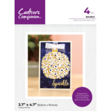 Crafter's Companion Bauble Stamp, Die & Stencil (CC-STD-STEN-BAUB)