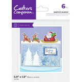 Crafter's Companion Santa's Sleigh Stamp & Dies (CC-STD-SASL)