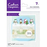Crafter's Companion Jolly Snowman Stamp & Dies (CC-STD-JOSN)