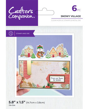 Crafter's Companion Snowy Village Stamp & Dies (CC-STD-SNVI) Crafter's Companion Snowy Village Stamp & Dies (CC-STD-SNVI)